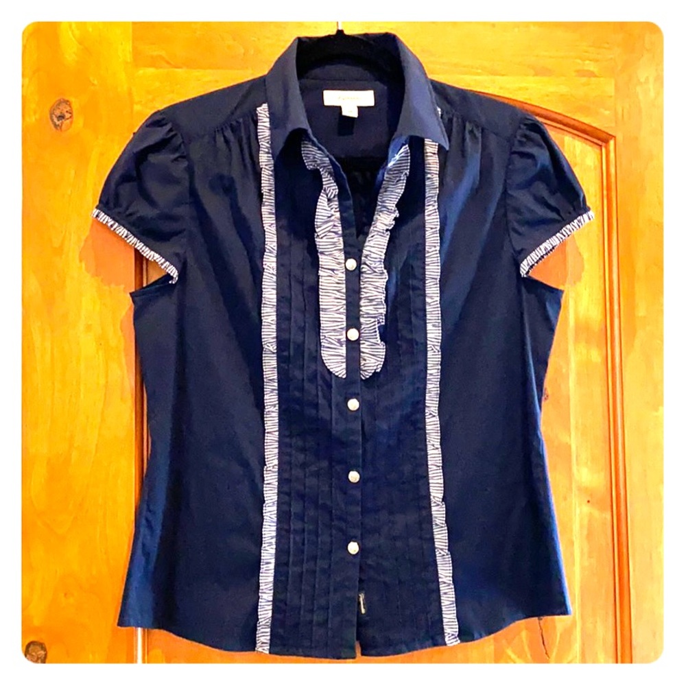 Faconnable Ruffled Blouse